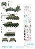 Star Decals 35-C1124 ARBiH (Muslim). T-34/85, M18 Hellcat, T-55/Hellcat, M-84, M-60PB, M53/59 Praga, PT-76B, M47 Patton 1/35